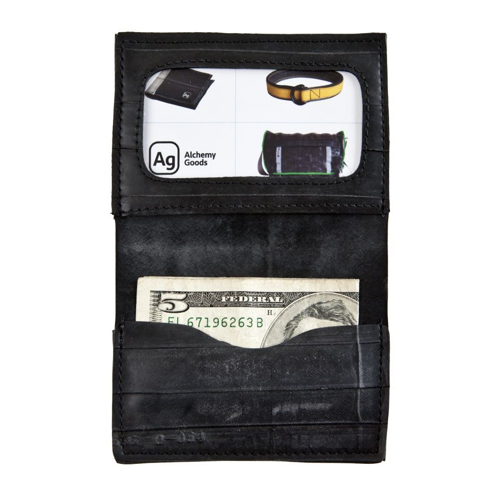 Alchemy Goods Recycled Belltown Wallet - Black